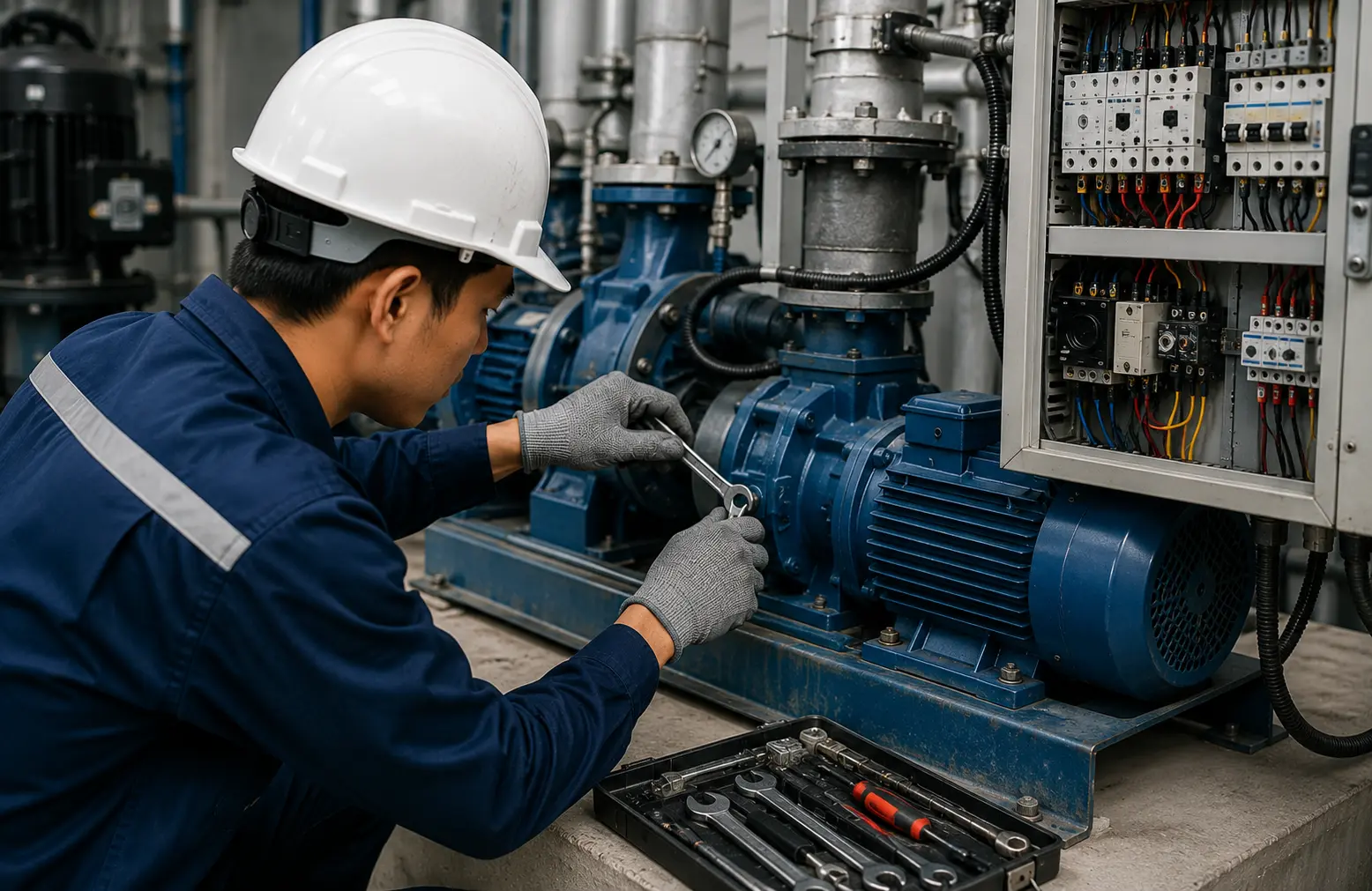 Sửa chữa hệ thống cơ điện tại Hà Nội